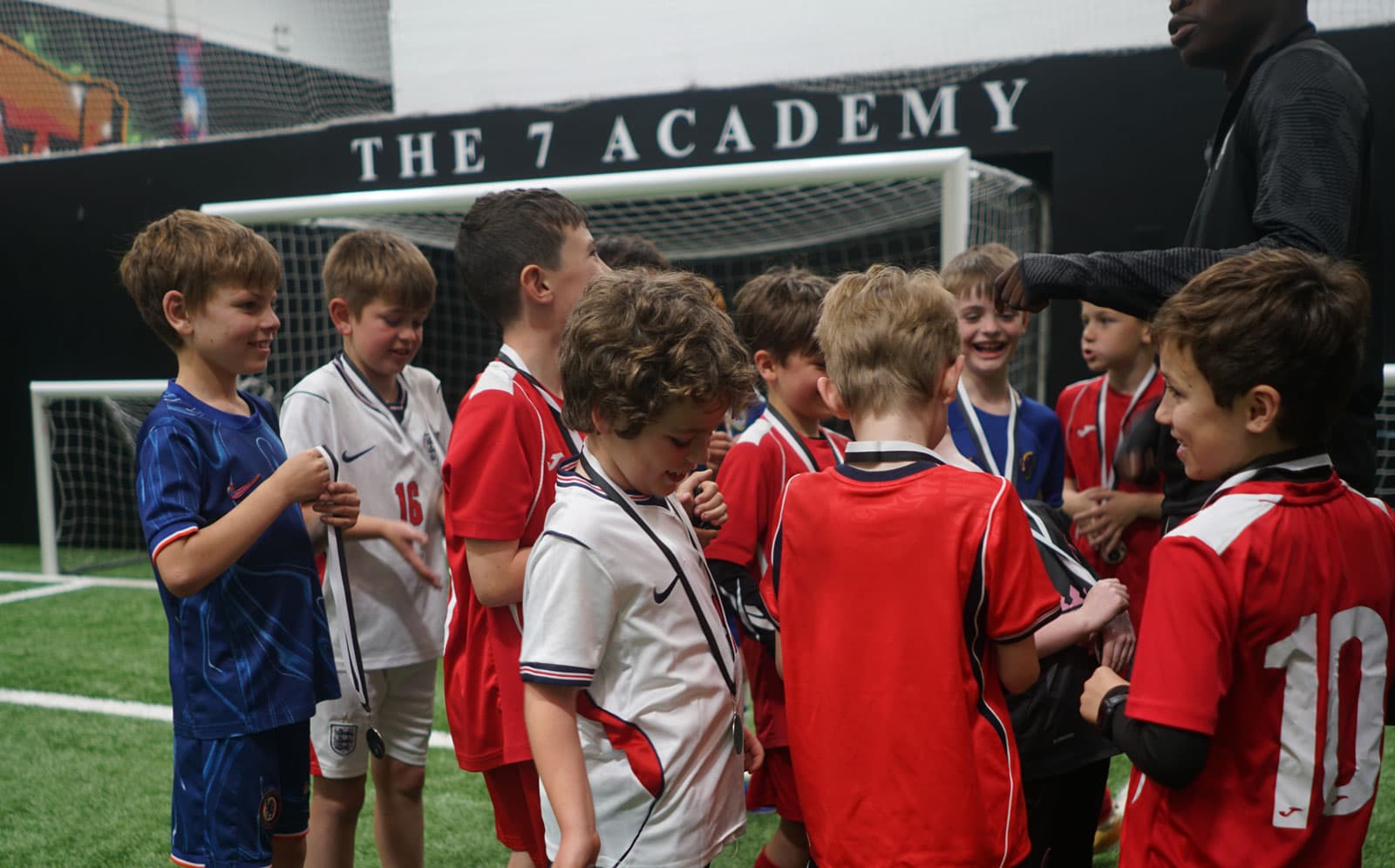 Kids celebrating at a birthday party at The 7 Academy