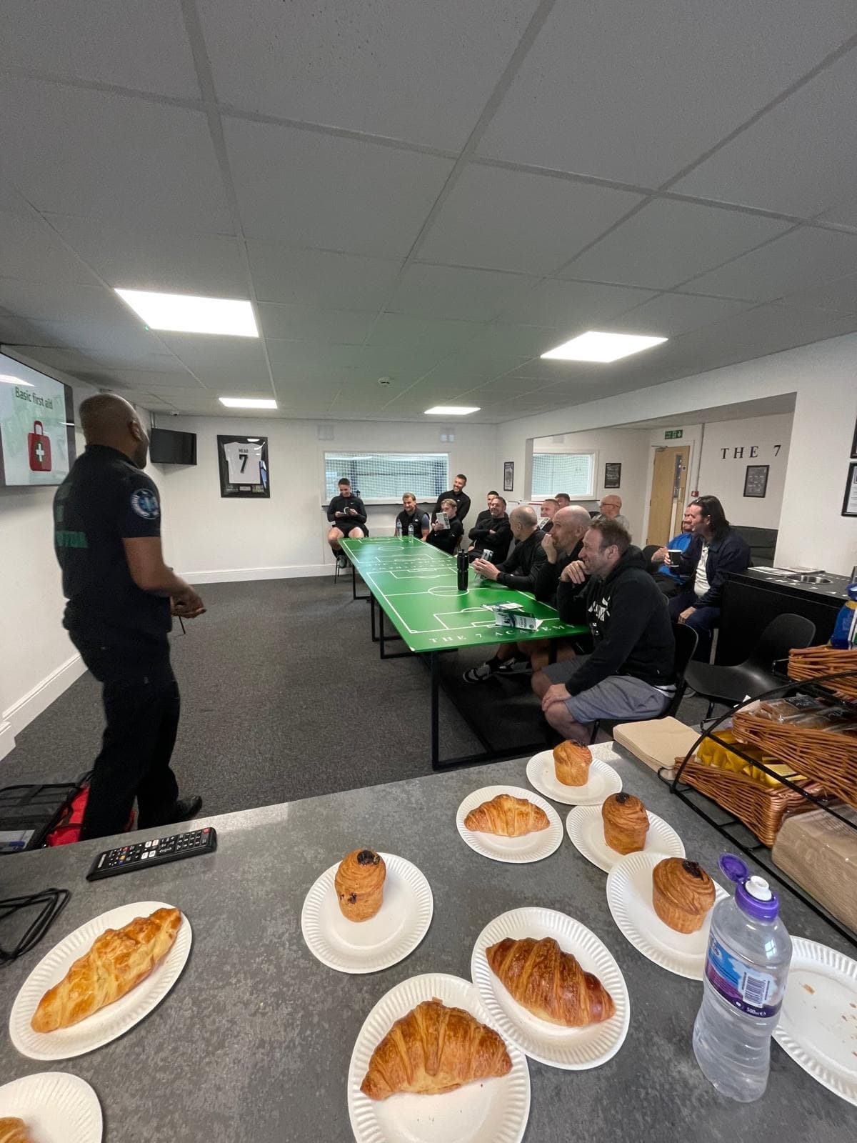Corporate team building session at The 7 Academy
