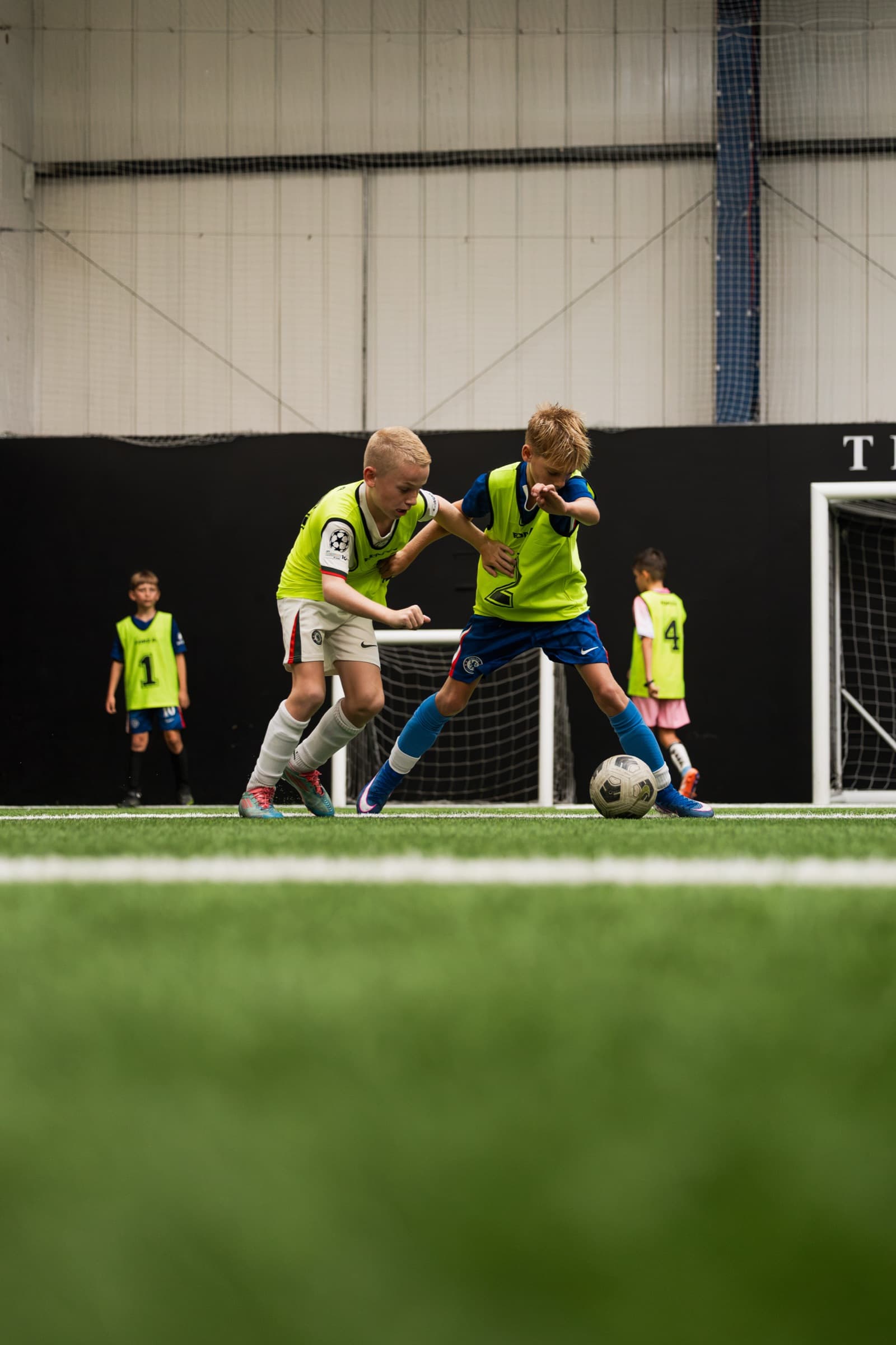 Tech Lab indoor football at The 7 Academy