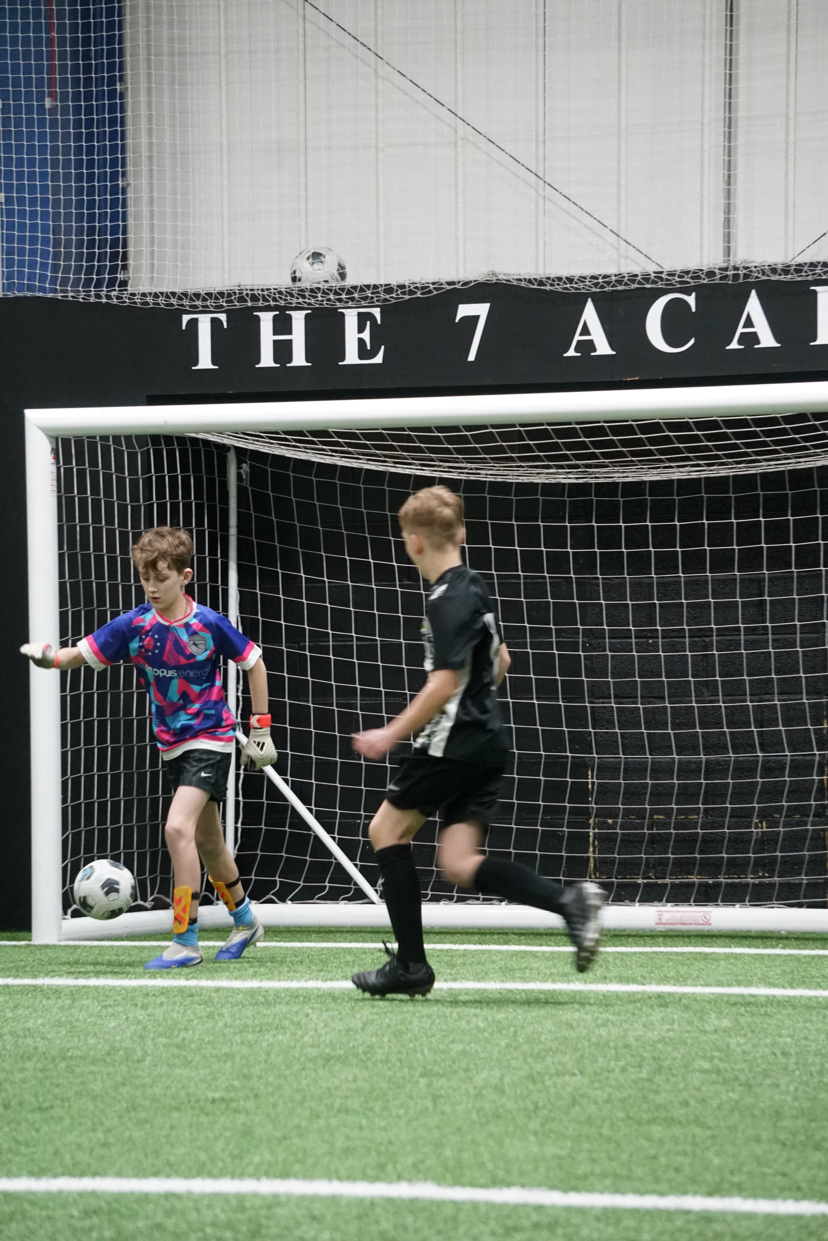 Tech Lab indoor football at The 7 Academy